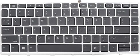 New Replacement Keyboard Compatible with HP Probook 430 G5 440 G5 445 G5 L01071-001 with Backlit with Frame US in Saudi Arabia
