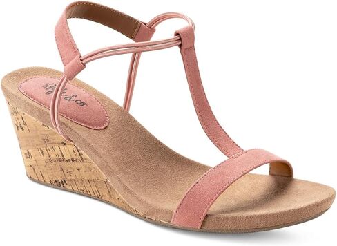 Style & Co. Womens Mulan T-strap Wedge Sandals in Saudi Arabia