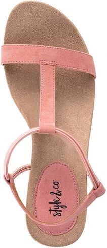 Style & Co. Womens Mulan T-strap Wedge Sandals in Saudi Arabia