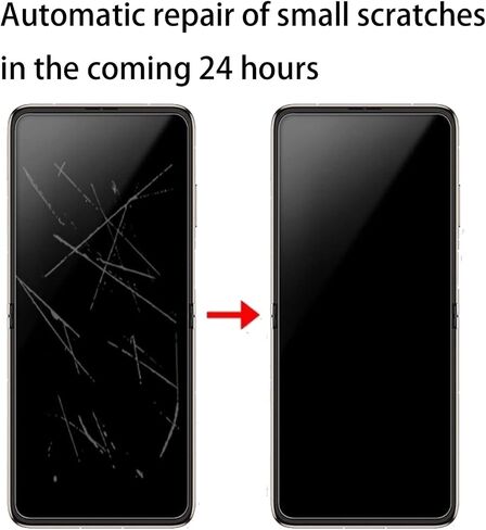 واقي شاشة داخلي مضاد للتجسس ومضاد للوهج لهاتف Moto Razr+ 2023 واقي شاشة خارجي غير لامع للخصوصية طبقة ناعمة لهاتف Motorola Moto Razr Plus 2023 مضاد للنظر in Kuwait