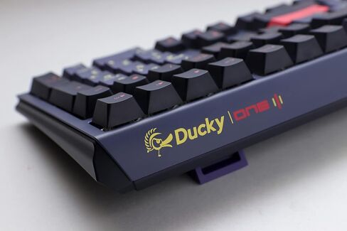 لوحة مفاتيح ميكانيكية Ducky One 3 Mini Cosmic Blue 60% Hotswap RGB Double Shot PBT QUACK (أحمر الكرز MX) in Kuwait