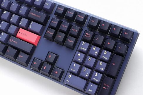 لوحة مفاتيح ميكانيكية Ducky One 3 Mini Cosmic Blue 60% Hotswap RGB Double Shot PBT QUACK (أحمر الكرز MX) in Kuwait
