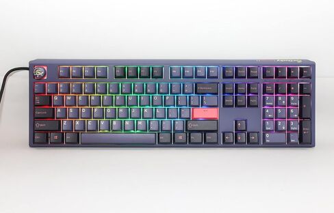 لوحة مفاتيح ميكانيكية Ducky One 3 Mini Cosmic Blue 60% Hotswap RGB Double Shot PBT QUACK (أحمر الكرز MX) in Kuwait