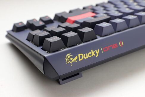 لوحة مفاتيح ميكانيكية Ducky One 3 Mini Cosmic Blue 60% Hotswap RGB Double Shot PBT QUACK (أحمر الكرز MX) in Kuwait