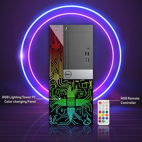Dell OptiPlex Gaming Tower RGB Lights Computer Intel Core i5 8500 8th Gen Processor Up to 4.10GHz - GeForce GTX 1630 4GB - 16 GB RAM 1TB M.2 NVME - Windows 11 Pro - WiFi - Bluetooth (Renewed) in Saudi Arabia