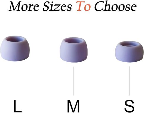 Silicone Ear Tips for Galaxy Buds Pro Tips Replacement Earbud Tips for Galaxy Buds Pro Rubber 6 Pairs LMS Black in Kuwait