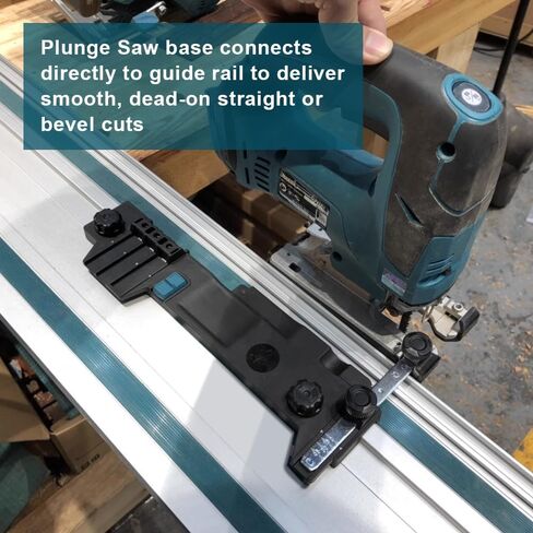 سكة توجيه 55 بوصة لماكيتا، 194368-5 سكة توجيه منشار الغطس متوافقة مع منشار الغطس ماكيتا XPS01، XPS02، وSP6000J، مسار قطع مستقيم دقيق، مادة الألومنيوم in Kuwait