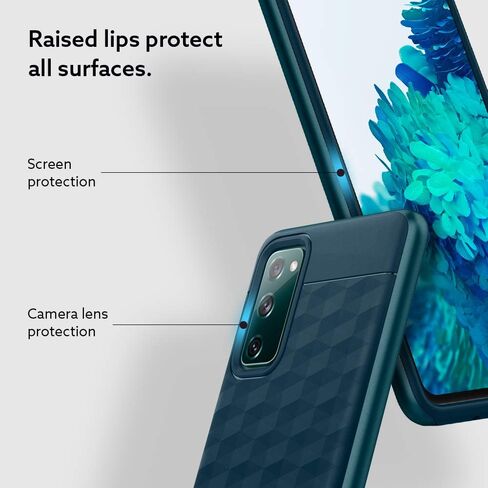 Caseology Parallax حافظة سامسونج جالاكسي S20 FE 5G (2020) - أزرق داكن in Kuwait