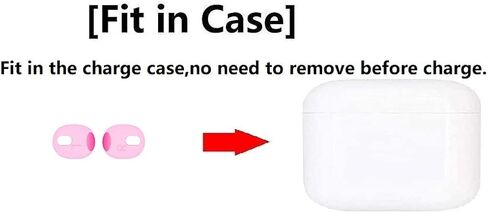 Fit in Case AirPod 3 Eartips Covers Anti-Slip Earuds Cover Silicone Compatible with AirPods 3【 Fit in The Charging Case 】 3 Pairs White 3pwa3 in Saudi Arabia