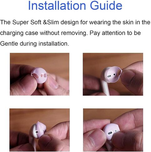 Fit in Case AirPod 3 Eartips Covers Anti-Slip Earuds Cover Silicone Compatible with AirPods 3【 Fit in The Charging Case 】 3 Pairs White 3pwa3 in Saudi Arabia