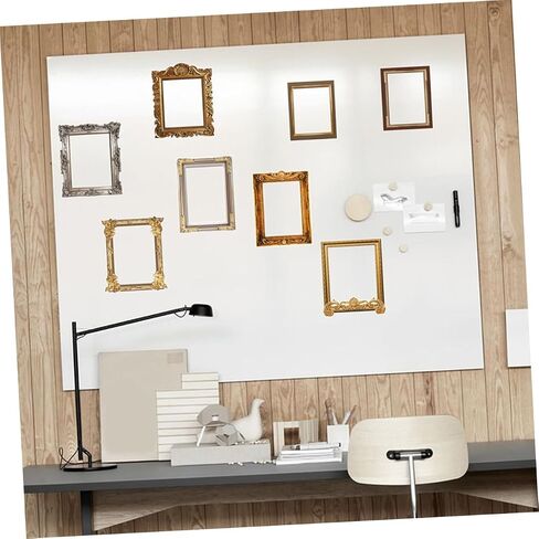 8pcs Photo Frame Wall Stickers Dried Flowers Frames Stickers & Posters Wall Hanging Photo Frame Photo Border Display Photo Frame Photo Stickers Pvc Antique Vintage in Saudi Arabia