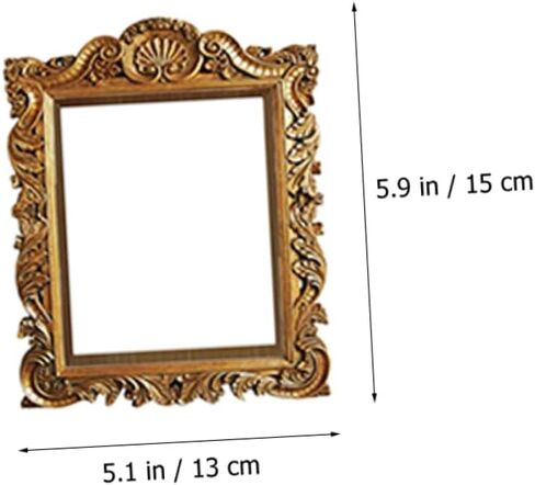 8pcs Photo Frame Wall Stickers Dried Flowers Frames Stickers & Posters Wall Hanging Photo Frame Photo Border Display Photo Frame Photo Stickers Pvc Antique Vintage in Saudi Arabia