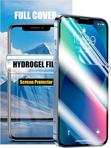 3 عبوات من غشاء هيدروجيل لهاتف iPhone XR، وiPhone 11، واقي شاشة شفاف ناعم من مادة TPU، طبقة حماية عالية الحساسية (ليست طبقة مقسى) in Saudi Arabia