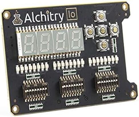 مجموعة Alchitry Au FPGA - تشتمل على لوحة تطوير Au FPGA، لوحة عناصر Io، لوحة عنصر النموذج Br، مجموعة رأس أنثى، اللوحات التي تحتاجها للبدء في FPGA in Saudi Arabia
