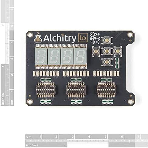 مجموعة Alchitry Au FPGA - تشتمل على لوحة تطوير Au FPGA، لوحة عناصر Io، لوحة عنصر النموذج Br، مجموعة رأس أنثى، اللوحات التي تحتاجها للبدء في FPGA in Saudi Arabia