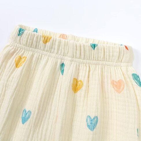 MYGBCPJS Baby Boys Girls Cotton Linen Trousers Kids Casual Ankle Pants Loose Long Bloomers in Kuwait