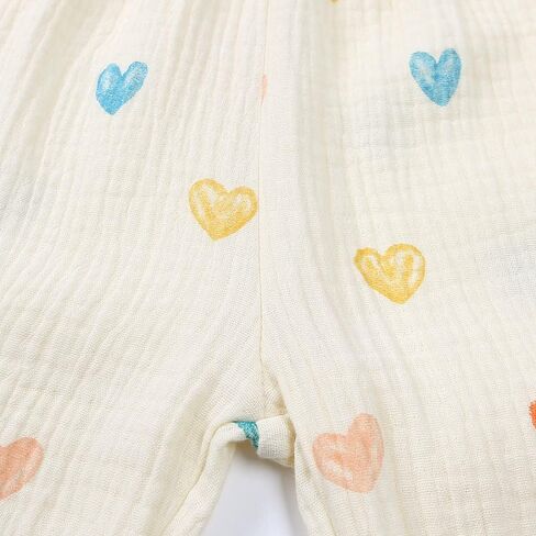 MYGBCPJS Baby Boys Girls Cotton Linen Trousers Kids Casual Ankle Pants Loose Long Bloomers in Kuwait