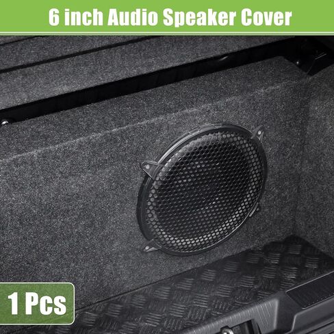 ACROPIX Universal 5" Car Speaker Grills Cover Mesh Round 5 Inch Audio Speaker Subwoofer Guard Protector Case with Screws and Clips Iron Black - Pack of 1 in Saudi Arabia