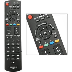N2QAYB000485 Remote Replacement for 99% Panasonic LCD LED Plasma Viera TVs