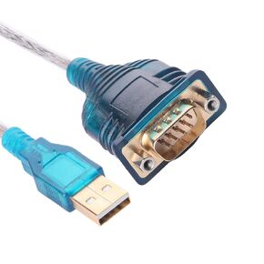 5FT USB to RS232 Serial Cable Converter PDA DB9 Male 9 Pin Cable Adapter for Win 11 10 7 8.1 XP Vista Mac OS Linux