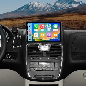 4 جيجابايت + 32 جيجابايت راديو ترقية ستيريو للسيارة دودج جراند كارافان 2008-2020 كرايسلر تاون آند كانتري 2011-2016 راديو بديل ستيريو مع CarPlay اللاسلكي وAndroid Auto DSP 5GWiFi SWC GPS FM RDS DSP in Kuwait
