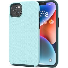 Crave Dual Guard for iPhone 14 Plus Case, Shockproof Protection Dual Layer Case for Apple iPhone 14 Plus (6.7") - Aqua