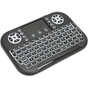 Mini Bluetooth Keyboard with Touchpad, Portable Keyboard, 2.4GHz RF Multi Touch, Rechargeable Handheld Keyboard Controller for Smartphones, PC, Tablet, Laptop TV Box