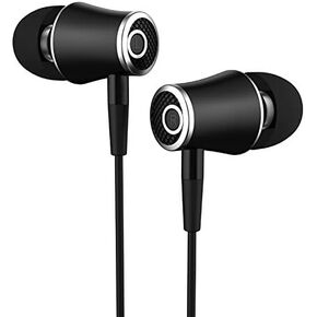 Earphones Replacement for Kindle Fire Tablets, Kindle Paperwhite eReaders, Compatible with for Samsung S7 S6 Edge Headphone Earbuds Headset in-ear Sound Black