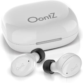 Cambridge Soundworks OontZ True Wireless BudZ, Bluetooth Wireless Sports Earbuds with Amazing Sound and Rich Bass, Compact Charging Case for up to 12 Hours Playtime, Sweatproof Earbuds (Black)
