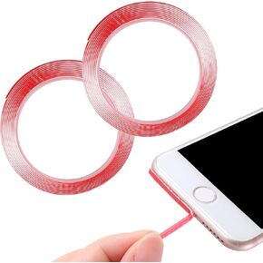 2 Pack Phone Speaker Cleaning Kit, Phone Cleaner Tape Kit for Phone Speaker Receiver, Adhesive Cleaning Stickers Dust Remover for Mobile Phone Hole Dust Removal for Samsung LG Android