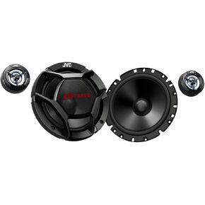 JVC CS-DR1700C DRVN 360 Watt Series Component Car Stereo Speaker Kit -2-Way Separates, Carbon Mica Cone and Hybrid Surround, 2-6.75" Woofers and 2-1" tweeters with integrated crossover