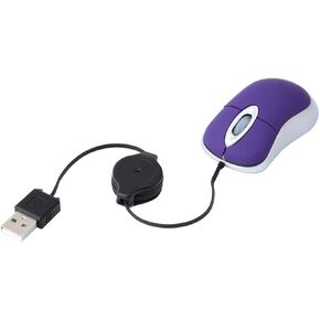MERRYHAPY Wired USB Mice Wired Optical USB Mouse Telescopic Mouse Computer Mouse USB Optical Mouse Mini Mouse for Laptop Wired Mouse for Laptop Wire Mouse Work Retractable Cable Notebook