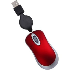 الفئران السلكية USB ماوس USB بصري سلكي ماوس تلسكوبي فأرة كمبيوتر ماوس USB بصري ماوس صغير لأجهزة الكمبيوتر المحمول ماوس سلكي لأجهزة الكمبيوتر المحمول سلك الماوس العمل دفتر كابل قابل للسحب