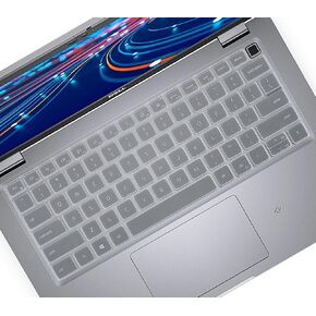 Keyboard Cover for Dell Latitude 9420 9430 9510 9520, Latitude 5420 5430 5431 7430 7420 7410 7520 Laptop, Latitude 5420 5430 7430 7420 7410 7520 9510 9520 Keyboard Skin Protector - Black