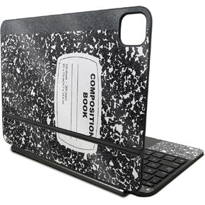 Glossy Glitter Skin Compatible With Apple Magic Keyboard for iPad Pro 11‑inch (M4) 2024 - Composition Book - Premium 3M Vinyl Protective Decal Cover - Easy To Apply | Crafted in the USA by MightySkins