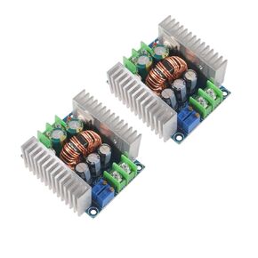 4Pcs 20A 300W Buck Converter Step Down Module DC 6-40V to 1.2-36V 20A 300W Adjustable Constant CC CV Current Voltage Regulator Power Supply Module with Short Circuit Protection Function