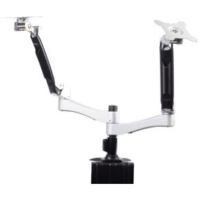 Silverstone Tek ARM Two Articulating Duo Arm Computer Monitor Desk Mount/Mounting Bracket (ARM22SC)