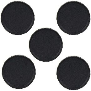 ANGGREK 5pcs Camera Lens Rear Lens Cover for Leica L39 for Zenit M39 39mm Screw Mount Camera Lenses