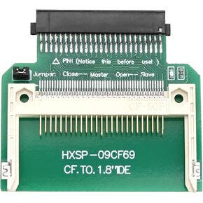 SING F LTD 50-Pin CF to IDE 1.8" Adapter Card 50 Pin Compact Flash Adapter Card Compatible with Linux Compatible with Win98 Accessories for Motherboards