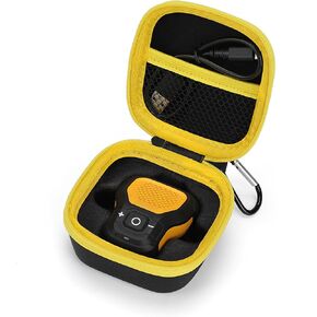 Case Compatible with DEWALT Wearable Bluetooth Speaker, Magnetic Clip-On Wireless Jobsite Speaker Storage Holder Bag (Case Only)