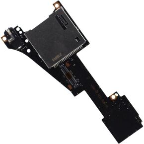 Game Card Reader Cartridge w/Micro SD Slot Audio Jack Socket Daughter Board Replacement for Nintendo Switch OLED, Black, HEG-SUB-01