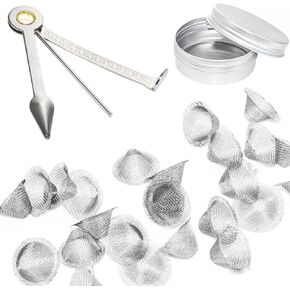 3-in-1 Cleaning Tool and Metal Screen 20 Pieces, Multi-Purpose Metal Cleaning Tool