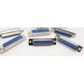 Pc Accessories - Connectors Pro 25 PCS DB25 Female RS232 D-Sub 25 Pins Solder Type Connector, 25-PACK