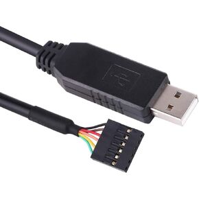 USB to 3.3v 5v TTL Serial Cable 6P UART Converter FT232R 6 Pins 3V3 5V 6ft (5V TTL)