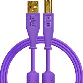 DJ TechTools Chroma Cables: Audio Optimized 1.5M USB-A to USB-B Cable (Neon Orange) in Saudi Arabia