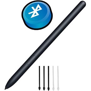 Galaxy Tab S7 S Pen withBluetooth Replacement Stylus for Samsung Galaxy Tab S7,S7Ultra,S7+ SM-T870,SM-T875, SM-T876B Stylus Pen + Tips/Nibs(Black)
