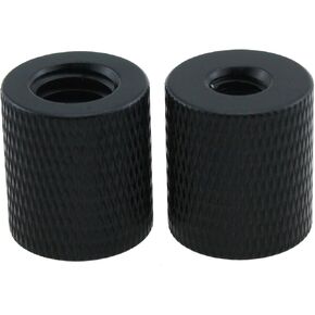 2PCS Tripod Accessory Replacement Part Articulating Arm Aluminium Barrel Tripod Mounting Nut 1/4 Female to 1/4 Female Tripod Head Nut for Articulating Magic Arm Tripods