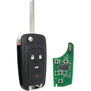 Replacement Keyless Entry Remote Key Fob fit for Chevy Camaro Cruze Equinox Impala Malibu Sonic GMC Terrain Buick Allure Encore Lacrosse Regal Verano Key Fob OHT01060512 (1)
