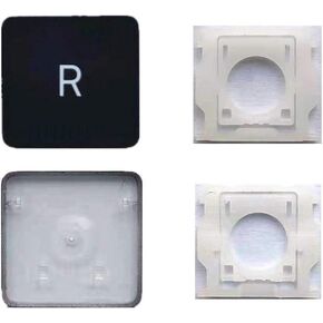 Replacement Individual R Key Cap and Hinges are Applicable for MacBook Pro/Air A2141 A2251 A2289 A2179 A2337 A2338 A2442 A2485 A2779 A2780 A2941 A2918 A2992 A2681 A2941 2019-2023 Year