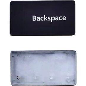 Replacement Individual Backspace Key Cap and Hinges are Applicable for Surface Pro 4/5/6/7 1724 1796 1807 1866（Black） Keyboard to Replace The Backspace Key Cap and Hinge